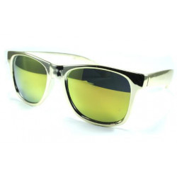 Metalisierte Wayfarer Sonnenbrille CHROMA Gold