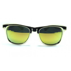 Metalisierte Wayfarer Sonnenbrille CHROMA Gold