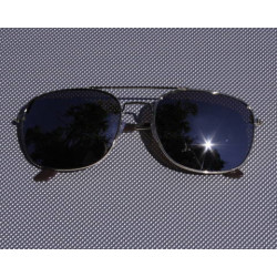 Lunettes de soleil aviator mirroir classique flat gold desert