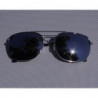 Lunettes de soleil aviator mirroir classique flat chrome smoke