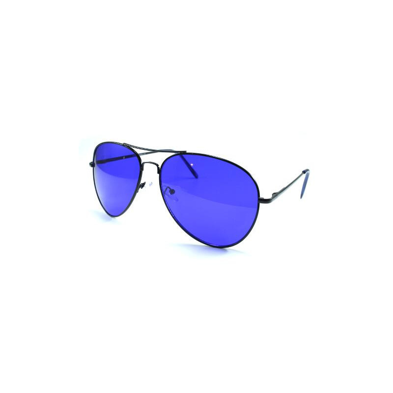 Party Aviator Sonnenbrille KILL BILL blau