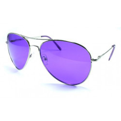 Party Aviator Sonnenbrille KILL BILL purple