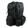 Tactical Backpack Sac a dos mountaineering 65L noir