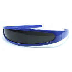 Lunettes de soleil robot party VISOR smoke bleu