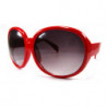 Lunettes de soleil big lady designer rouge