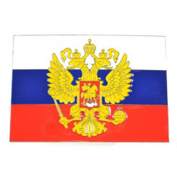 Länder Flagge Gürtelschnalle Russland chrom