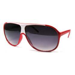 Lunettes de soleil PC aviator Nu Disco nu08 rouge