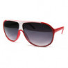 Lunettes de soleil PC aviator Nu Disco nu08 rouge