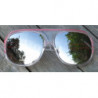 Lunettes de soleil retro aviator rt210 ice rouge mirroir