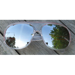 Lunettes de soleil retro aviator rt210 ice fuchsia mirroir