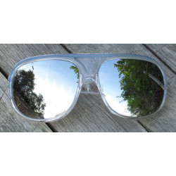 Lunettes de soleil retro aviator rt210 ice bleu mirroir