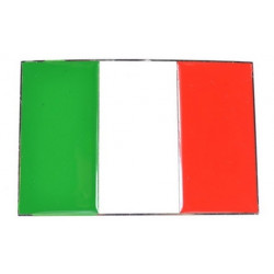Länder Flagge Gürtelschnalle Italien chrom