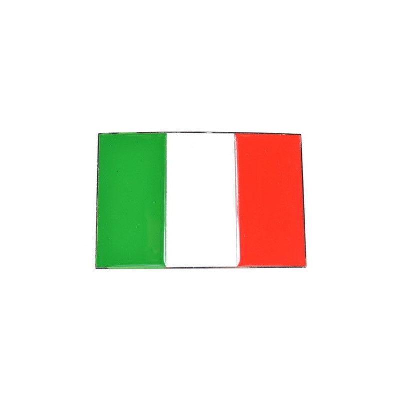 Länder Flagge Gürtelschnalle Italien chrom