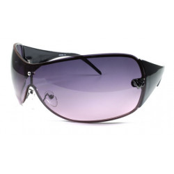 Lunettes de soleil VGÂ® big shield fashion noir fuchsia