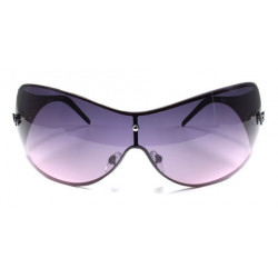 Lunettes de soleil VGÂ® big shield fashion noir fuchsia