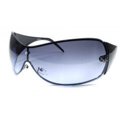 Lunettes de soleil VGÂ® big shield fashion noir bleu