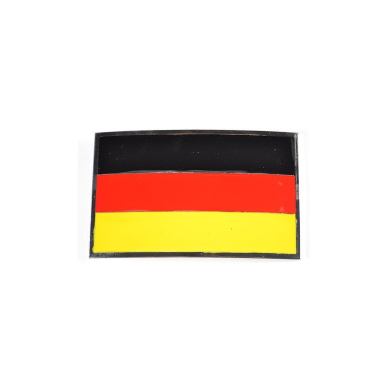 Länder Flagge Gürtelschnalle Deutschland chrom