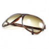 Lunettes de soleil Miami Style squarecut stripe Aviator desert