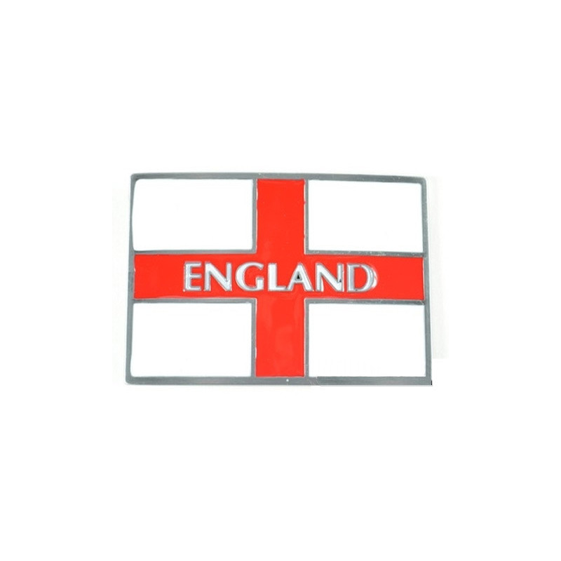 Länder Flagge Gürtelschnalle England chrom