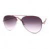 Bicolor Lunettes de soleil aviator pilot blanc pink