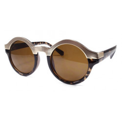 Lunettes de soleil retro gothic desert gold