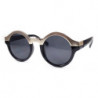 Lunettes de soleil retro gothic noir or