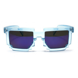 Lunettes de soleil Gamer Retro 8Bit Pixel Party vert ice revo