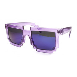 Lunettes de soleil Gamer Retro 8Bit Pixel Party purple ice revo