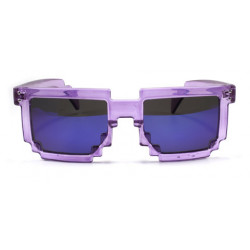 Lunettes de soleil Gamer Retro 8Bit Pixel Party purple ice revo