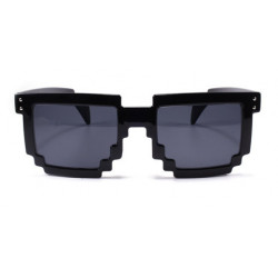 Lunettes de soleil Retro Gamer Pixel noir