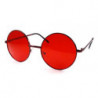 Lunettes de soleil john lennon taille XL copper rouge