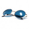 Lunettes de soleil john lennon taille XL or turquoise