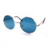 Lunettes de soleil john lennon taille XL or turquoise