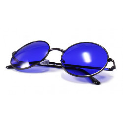 Lunettes de soleil john lennon taille XL gunmetal bleu