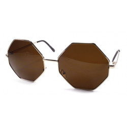 Lunettes de soleil Big Octagon Party or desert