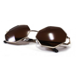 Lunettes de soleil Big Octagon Party or desert