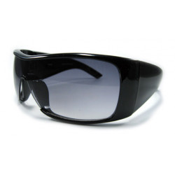 Space Shield Retro Sonnenbrille nu10 schwarz