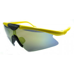 Lunettes de soleil sport  velo ps101 jaune