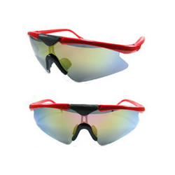 Lunettes de soleil sport  velo ps101 rouge