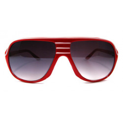 Lunettes de soleil nu rave retro stripes rt37 red