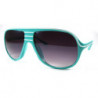 Lunettes de soleil nu rave retro stripes rt37 tourquoise