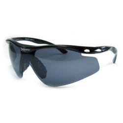 XSports Radsport Sonnenbrille schwarz smoke