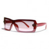 Lunettes de soleil casual shield pink-ruby