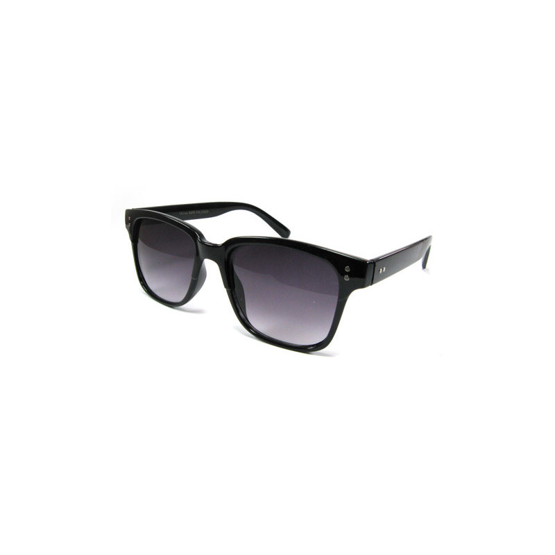 Square-cut Classic Wayfarer Sonnenbrille schwarz