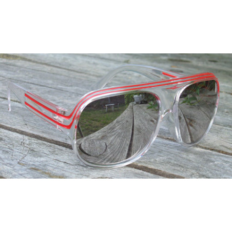 Retro Aviator Sonnenbrille rt210 ice rot verspiegelt