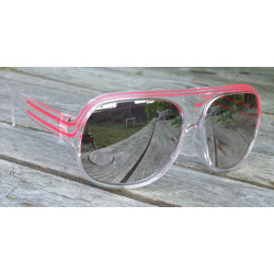 Retro Aviator Sonnenbrille rt210 ice fuchsia verspiegelt