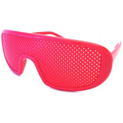 Lunettes de soleil mesh shades shield party pink