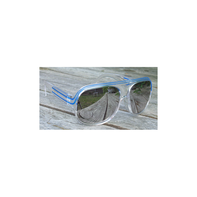Retro Aviator Sonnenbrille rt210 ice blau verspiegelt