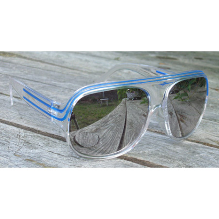 Retro Aviator Sonnenbrille rt210 ice blau verspiegelt