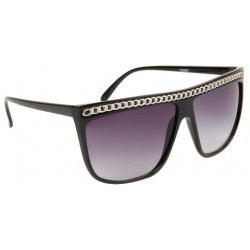 Lunettes de soleil Lady Gaga vintage chain black ruby